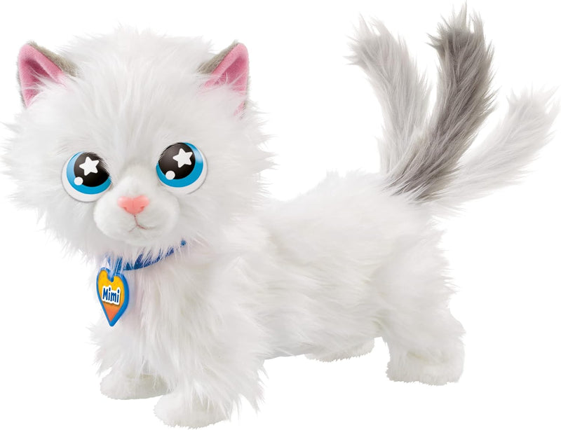 Animagic Mimi die Katze, Kuscheltier Spielzeug für Kinder ab 2 Jahren, Plüschtier Katze, Mimi