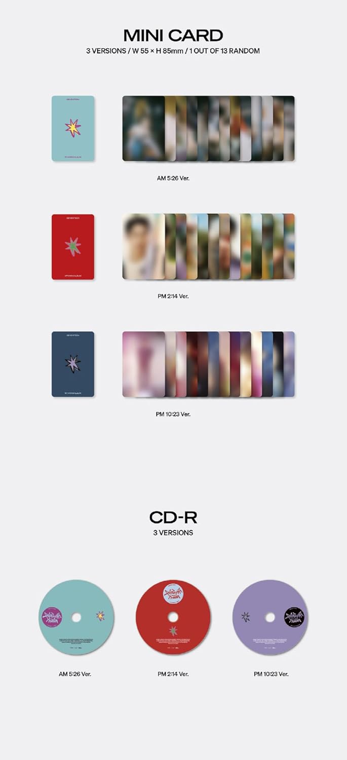 SEVENTEEN - 11th Mini Album SEVENTEENTH HEAVEN (PM 2:14 ver.), PM 2:14 ver.
