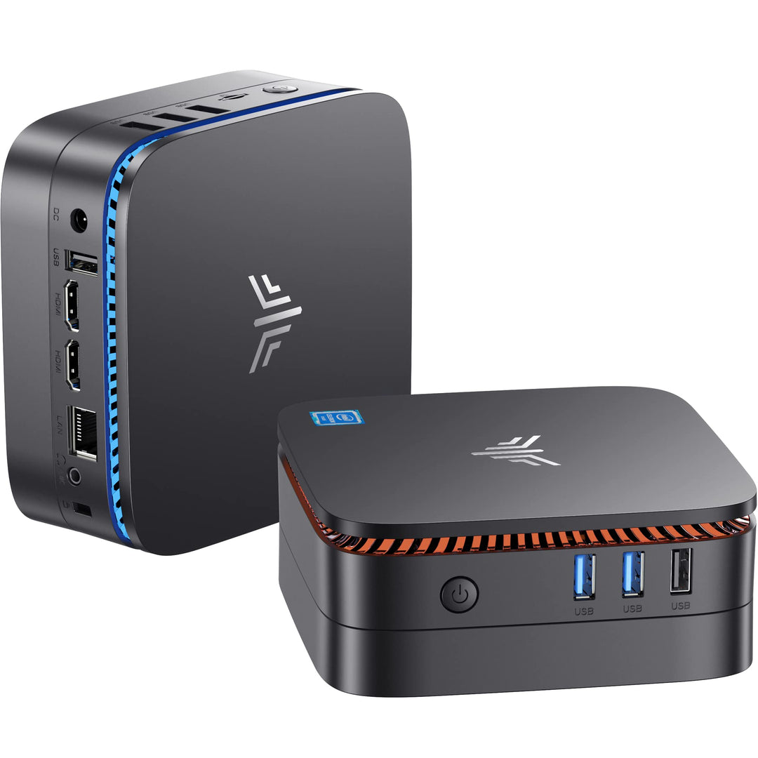 NiPoGi Mini PC, Intel Celeron N5105 (bis 2,9 GHz) Mini Computer, 8GB DDR4 256GB ROM Mikro PC mit 4K