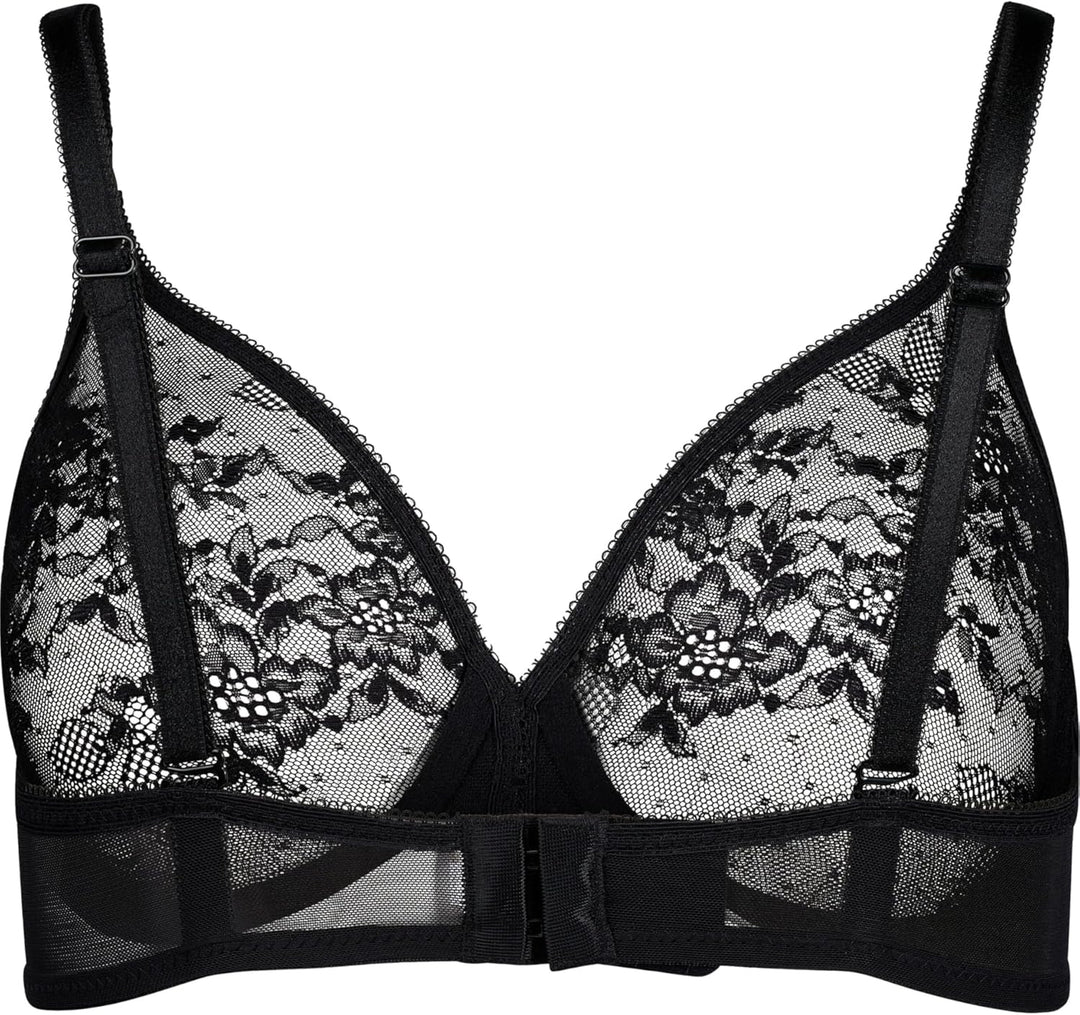 Gossard Damen Glossies Lace Sheer Bra BH, Undurchsichtige 70A Schwarz (Schwarz), 70A Schwarz (Schwar