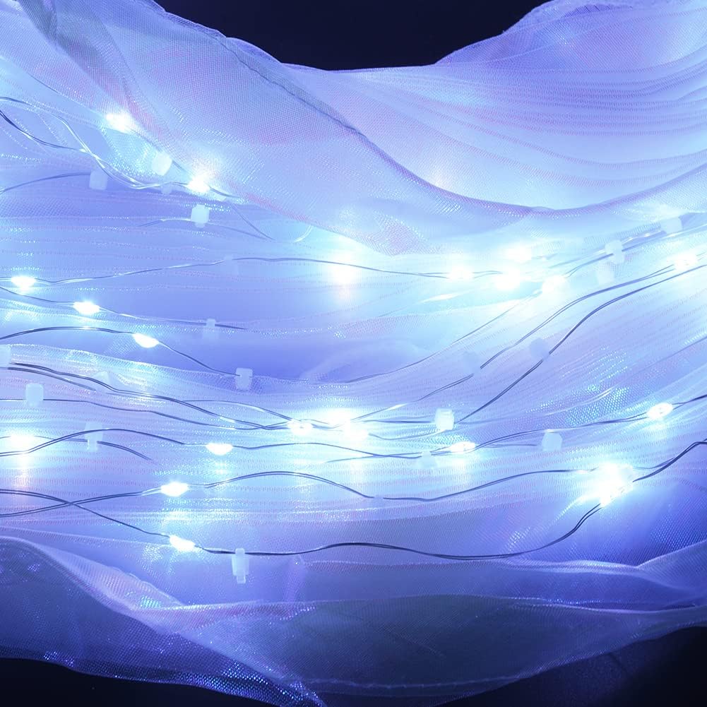 LED Lichter Bauchtanz Isis Flügel, Leuchtende Flügel LED Flügel Bauchtanzflügel mit Teleskopstab, Le