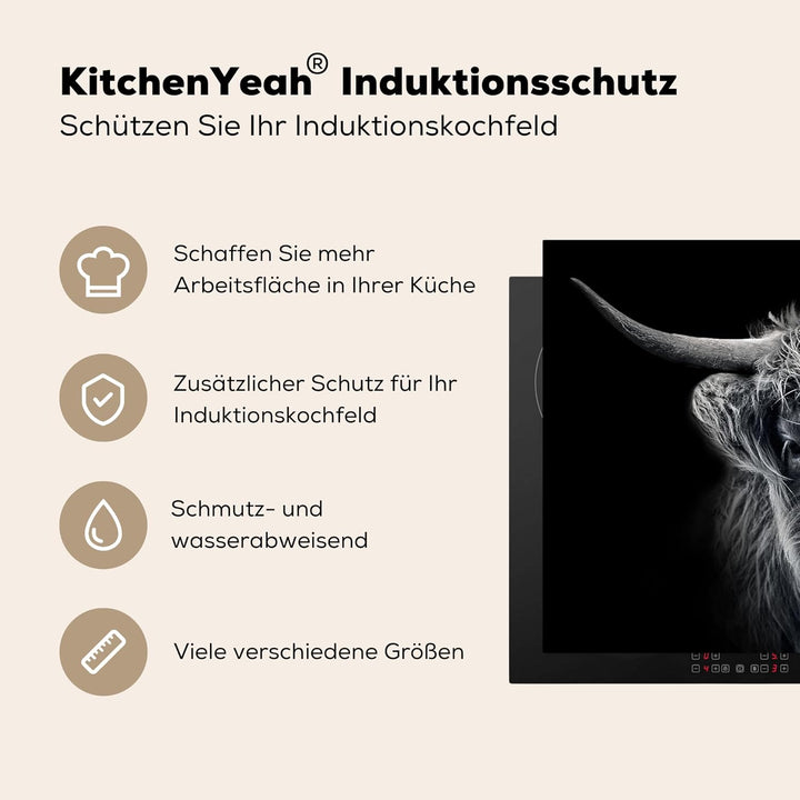 Herdabdeckplatte Einteilig Abdeckplatten Cerankochfeld Abdeckung Ceranfeld Herdplattenabdeckung Indu