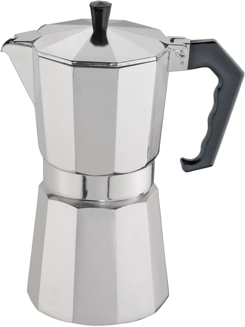 cilio Espressokocher Classico für 9 Tassen | Induktion geeignet| Ø 9 cm Höhe: 23,5 cm | Aluminium-Ge