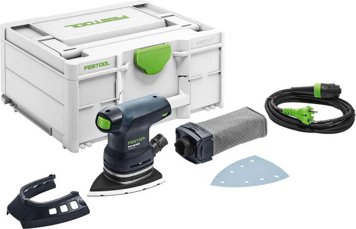 Festool Deltaschleifer DTS 400 REQ-Plus (mit Schleifschuh, Protector, Longlife-Staubfangbeutel), im
