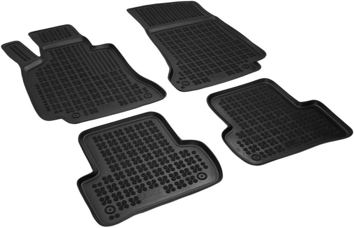 AZUGA Hohe Gummi Fussmatten passend für Mercedes C-Klasse W205/S205 ab 9/2014-2/2021 AZ10300244 Auto