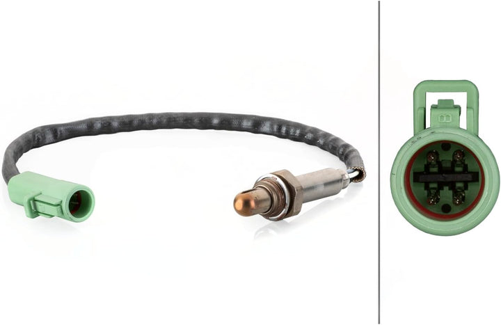 HELLA 6PA 358 103-381 Lambdasonde - 4-polig - Kabel: 350mm