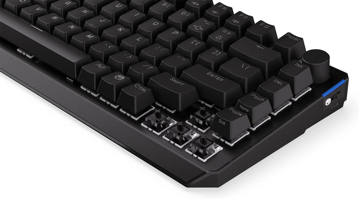 ENDORFY Thock 75% Wireless Black, 75% kabellose mechanische Tastatur, QWERTY, Kailh Box Black-Schalt