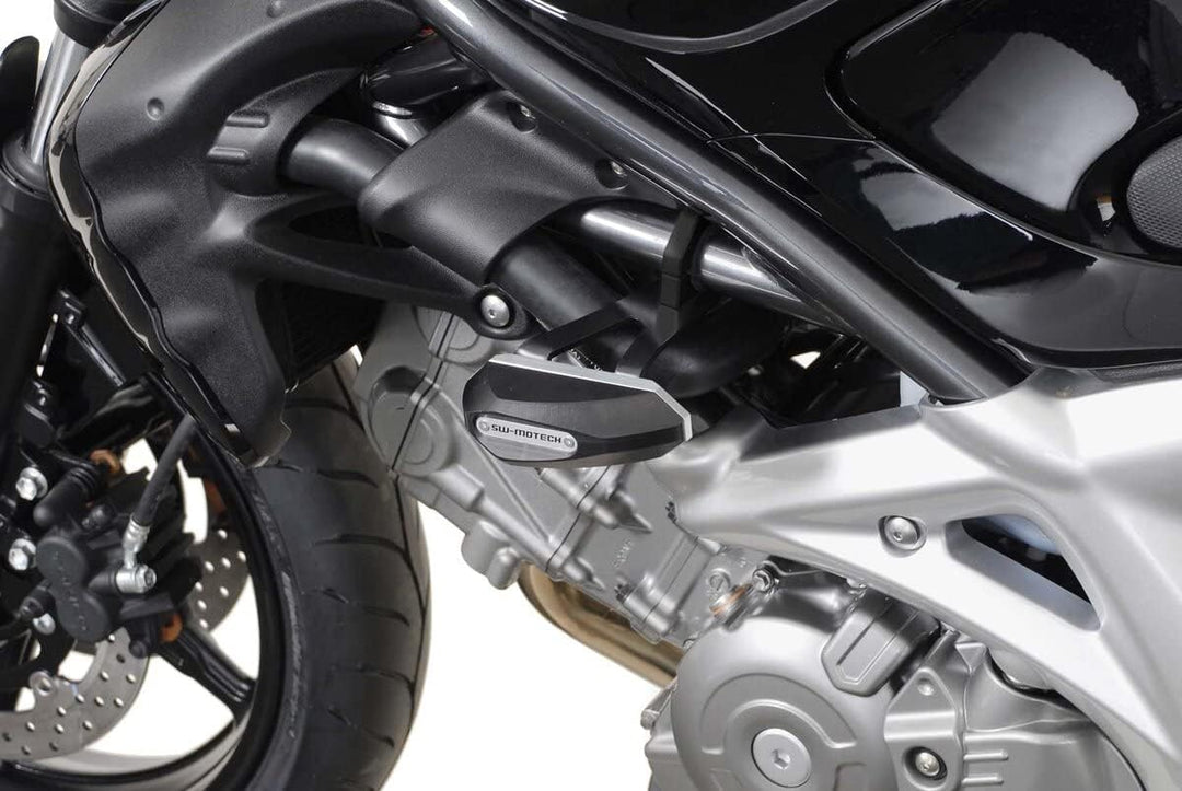 Sturzpad-Kit, schwarz, SFV650 Gladius (2009-) / SV650 ABS (2015-)