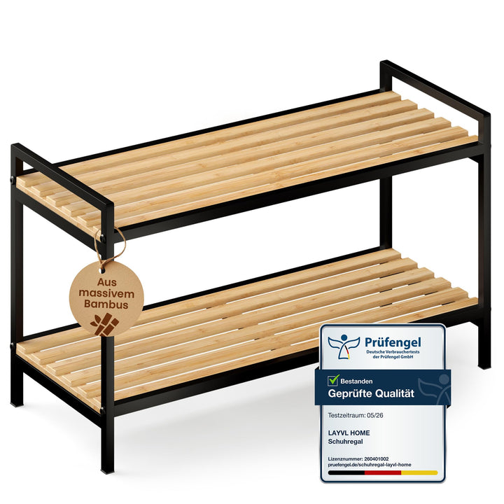 Schuhregal platzsparend, Design Schuhregal, Schuhorganizer, Schuhaufbewahrung für Eingangsbereich, F