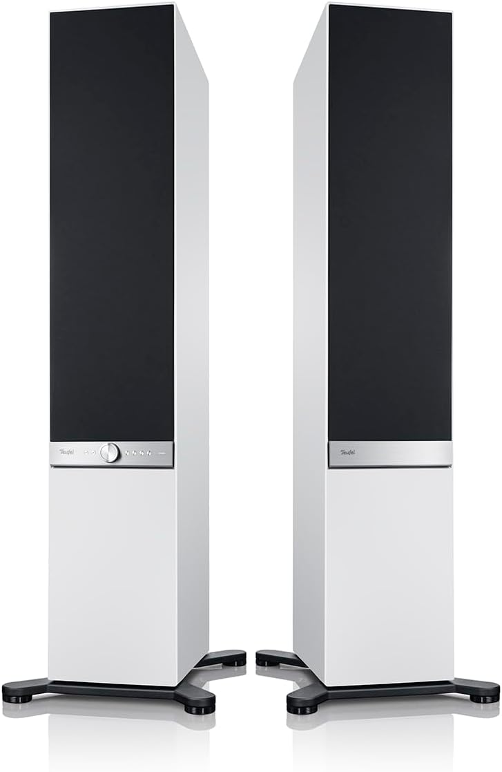 Teufel Stereo L Streaming Standlautsprecher - Musikstreaming über WLAN und Bluetooth, Multiroom, LAN