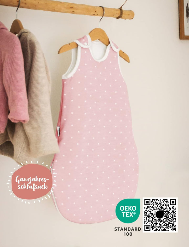 Ehrenkind® Babyschlafsack | Schlafsack Rund 2.5 TOG | Bio-Baumwolle | Ganzjahres Schlafsack Baby Oek
