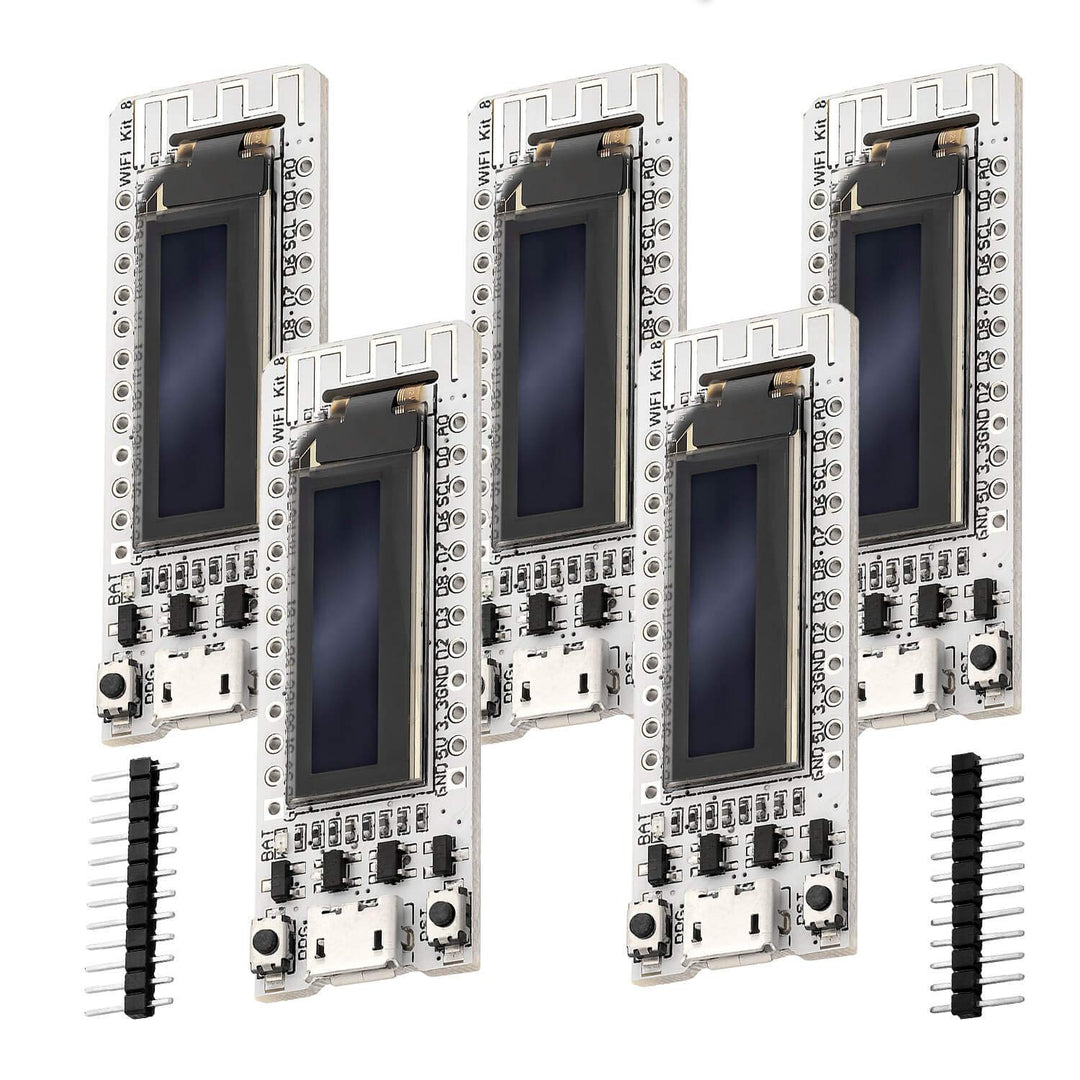 AZDelivery 5 x NodeMCU ESP8266 Heltec mit OLED Display CP2104 WLAN WiFi Development Board inklusive