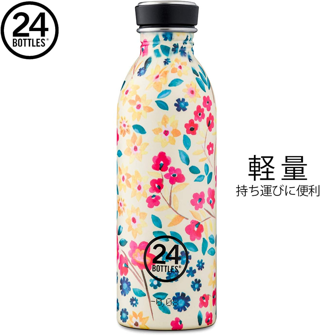 24Bottles URBAN PETIT JARDIN 500 ml, Edelstahl-Trinkflasche, Petit Jardin