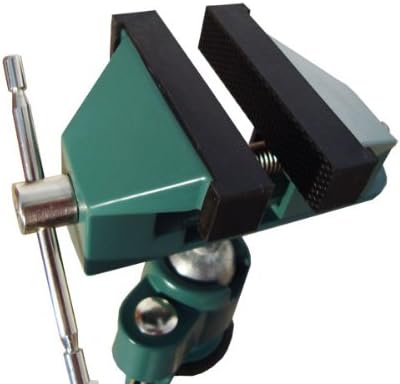 Mauk Feinmechaniker Schraubstock | Schutzbacken | 360° drehbar 45° neigbar