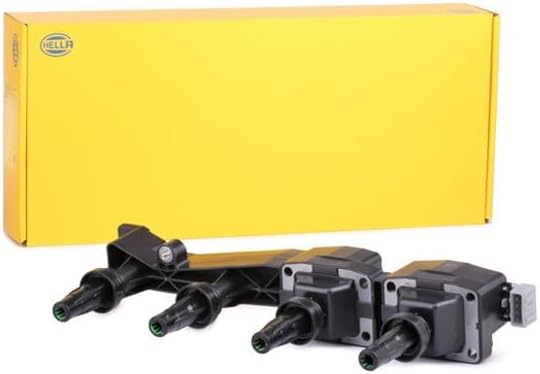 HELLA 5DA 193 175-731 Zündspule - 12V - 4-polig - inkl. Zündkerzenstecker - geschraubt