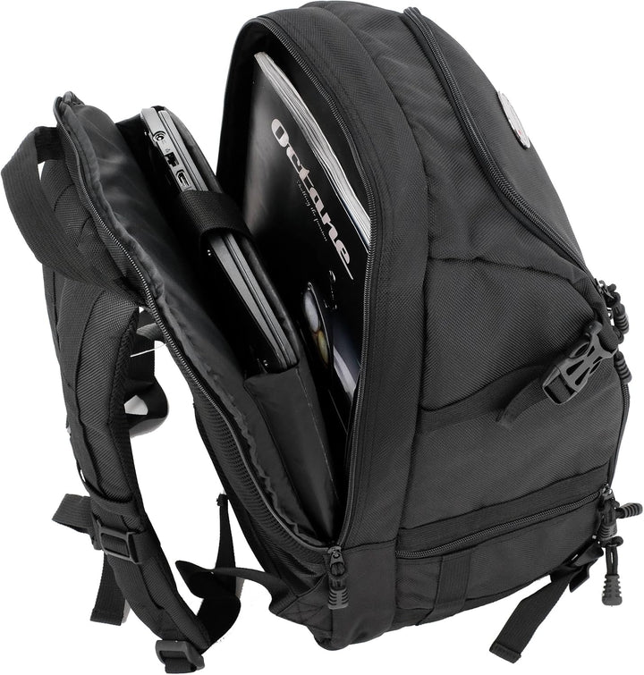Lightpak - 46506 - Profi Fotorucksack für D-SLR mit Laptopfach, Nylon, schwarz