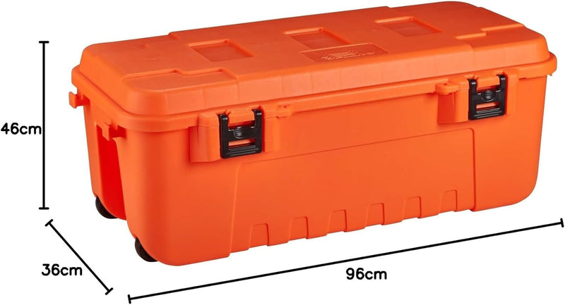 PLANO Utensilienbox Sportsman Trunk Grösse L (Masse 96x46x36 cm) – Orange