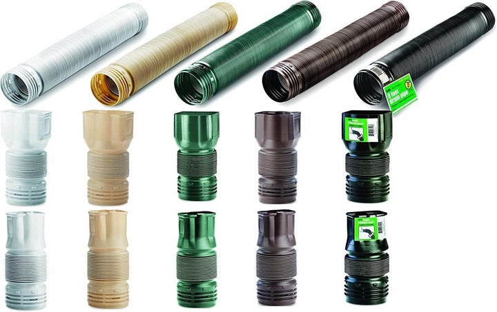 flex-drain adp53102 Fallrohr Adapter, Landschaftsbau Ablaufrohr Adapter 3 von 4 von 4-Zoll 2er-Pack