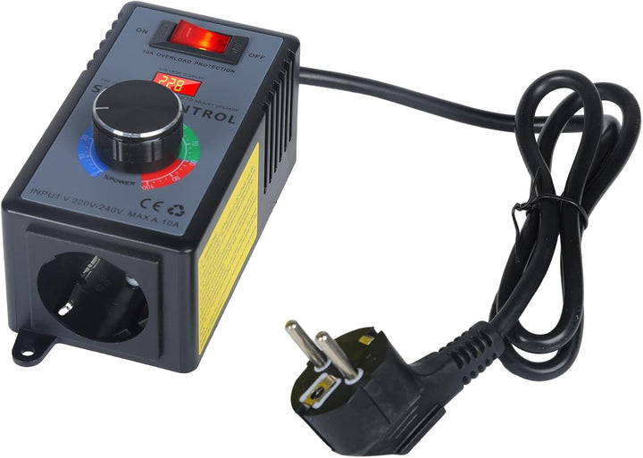 Ailao Drehzahlregler 230v Drehzahlregler Motor Verwendung für Winkelschleifer/Bläser/Handbohrer/Krei