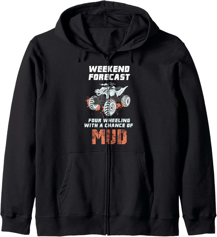 Quad Moto-Cross ATV Sport Geschenk Kapuzenjacke