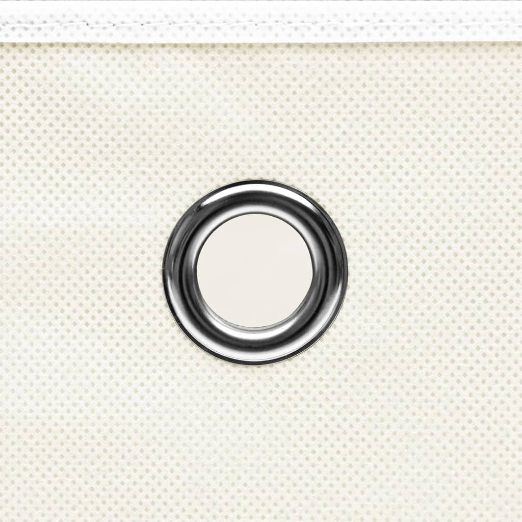 WIFESE 4 Stück Aufbewahrungsbox Mit Deckel 32X32X32 cm Faltbox Mit Fingerloch Storage Boxes Faltbare