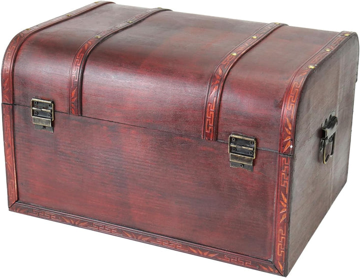 HMF 6406-140 Schatztruhe aus Holz | 40 x 30 x 25 cm | Gross | Portugal L Portugal, L Portugal