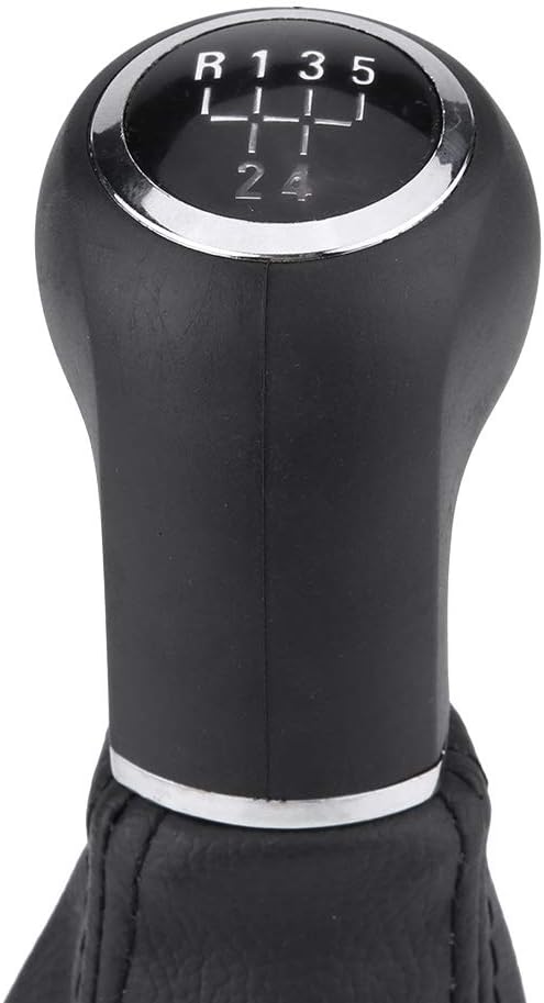 EVGATSAUTO 5 Gang Schaltknauf Gaiter Boot Cover Kit Passend für Corsa D Shifter Boot Cover Ersatz 00