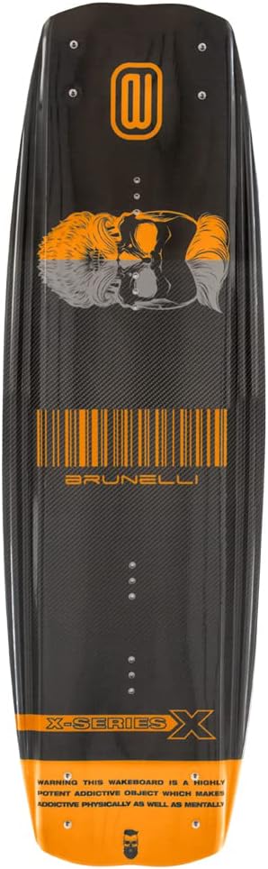 BRUNELLI Carbon Wakeboard Set 138 cm mit Jobe Maze Wakeboardbindung