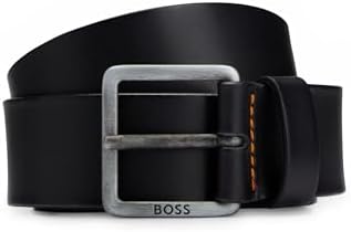 BOSS Herren Jeeko_sz40 Gürtel (1er Pack) 80 Black1, 80 Black1