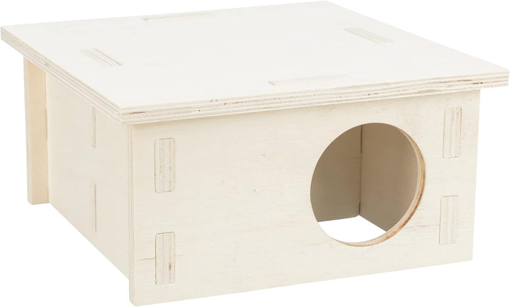 TRIXIE artgerechtes Kleintierhaus ohne Klammern und Nägel für grosse Hamster und Degus, mit Zwei Kam