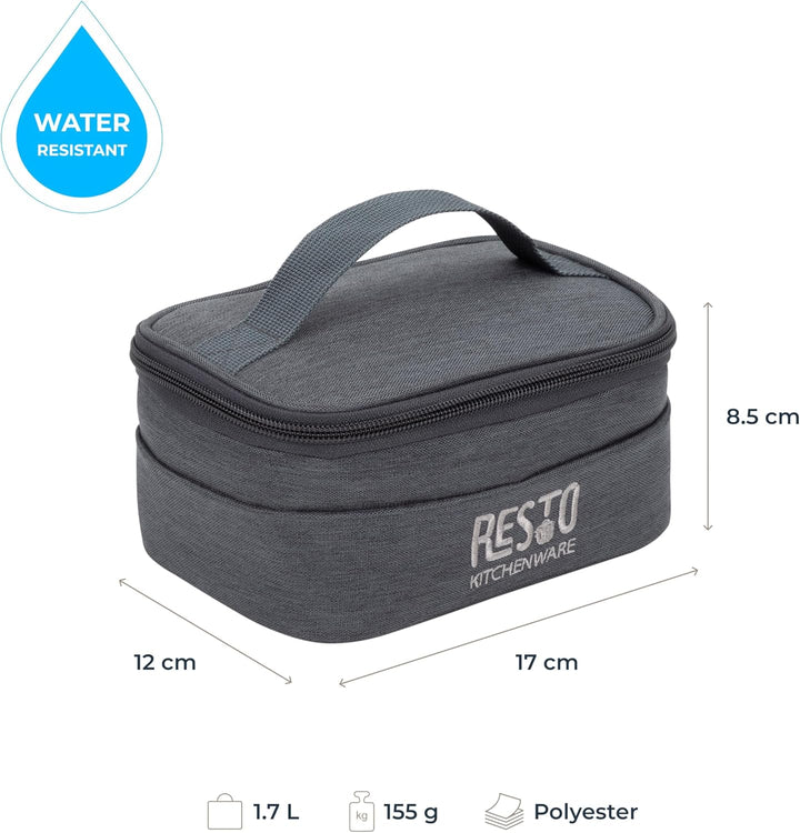 RESTO Bequeme Faltbare Thermotasche 1,7 L, 3,5 L oder 6 L - Perfekte Lunchtasche für Damen & Herren,