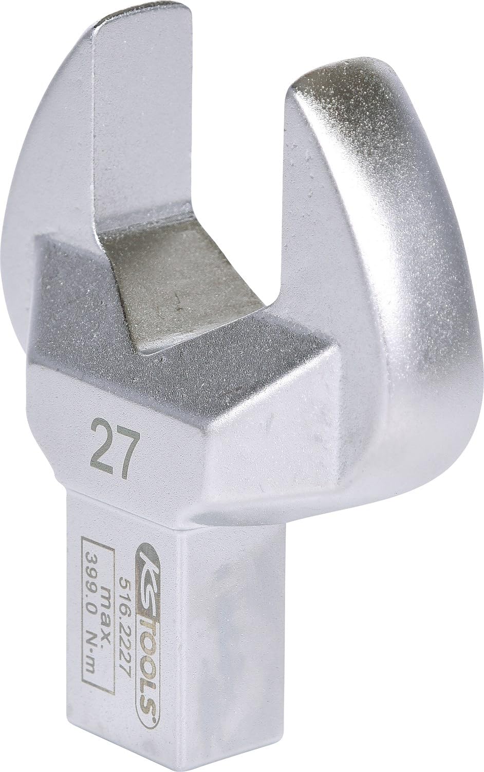 KS Tools Einsteck-Maulschlüssel 14x18mm 516.2227 27mm I Maulschlüssel mit Stiftsicherung I Verchromt