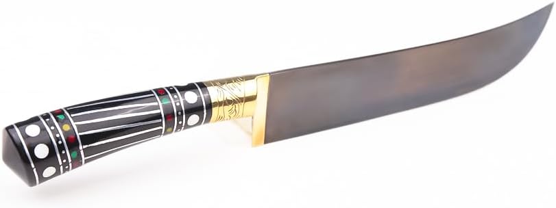 Usbekisches Kochmesser Klingen Kohlenstoffstahl Hartstahl Pchak Premium Küchenmesser inkl. Schutzhül
