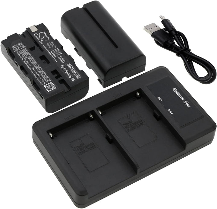 TCTK Ladegerät Kompatibel mit [Video Devices] 4K Recording Monitors, PIX 240i, PIX-E, Sound Devices