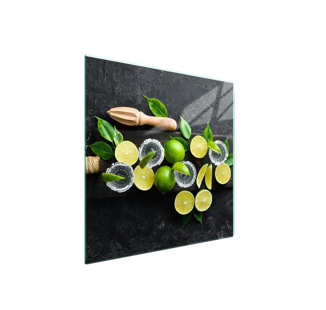 TMK ArtDeko Herdabdeckplatte 50x52 Einteilig Glas Induktion Herdschutz Spritzschutz Glasplatte Deko