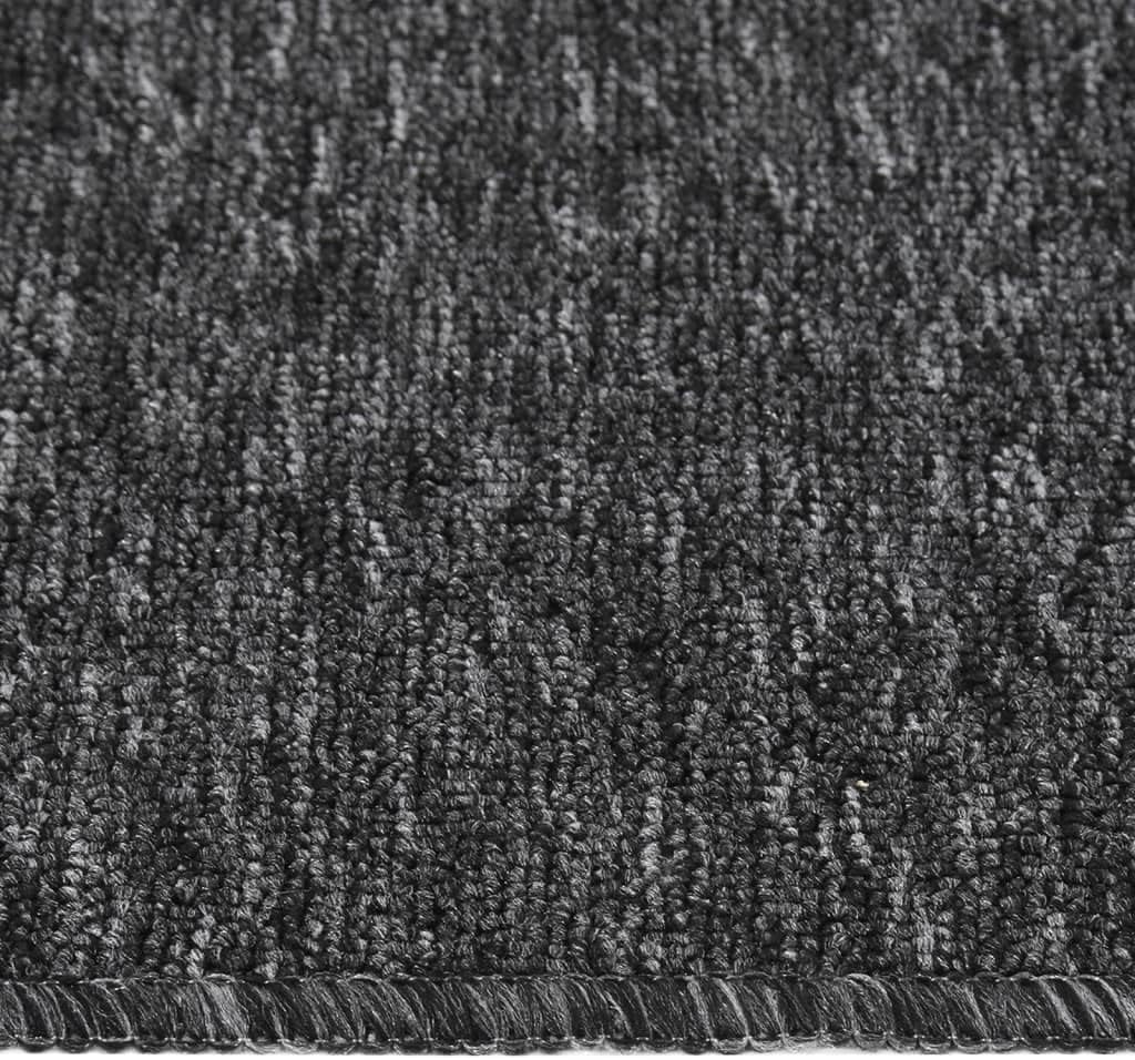 homiuse Antirutsch Stufenmatten 15 STK. 75x20 cm Anthrazit Rechteckig Treppenstufen Matten Modern St