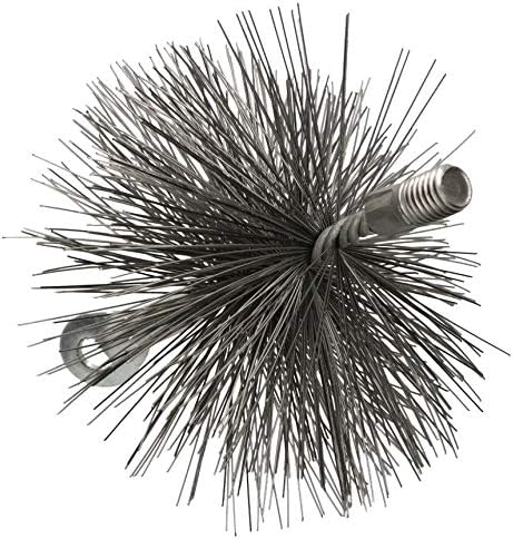 KOTARBAU Schornsteinbesen 150 mm Aus Federstahldraht Flexibel Robust Kaminbesen Russbesen Kaminbürst
