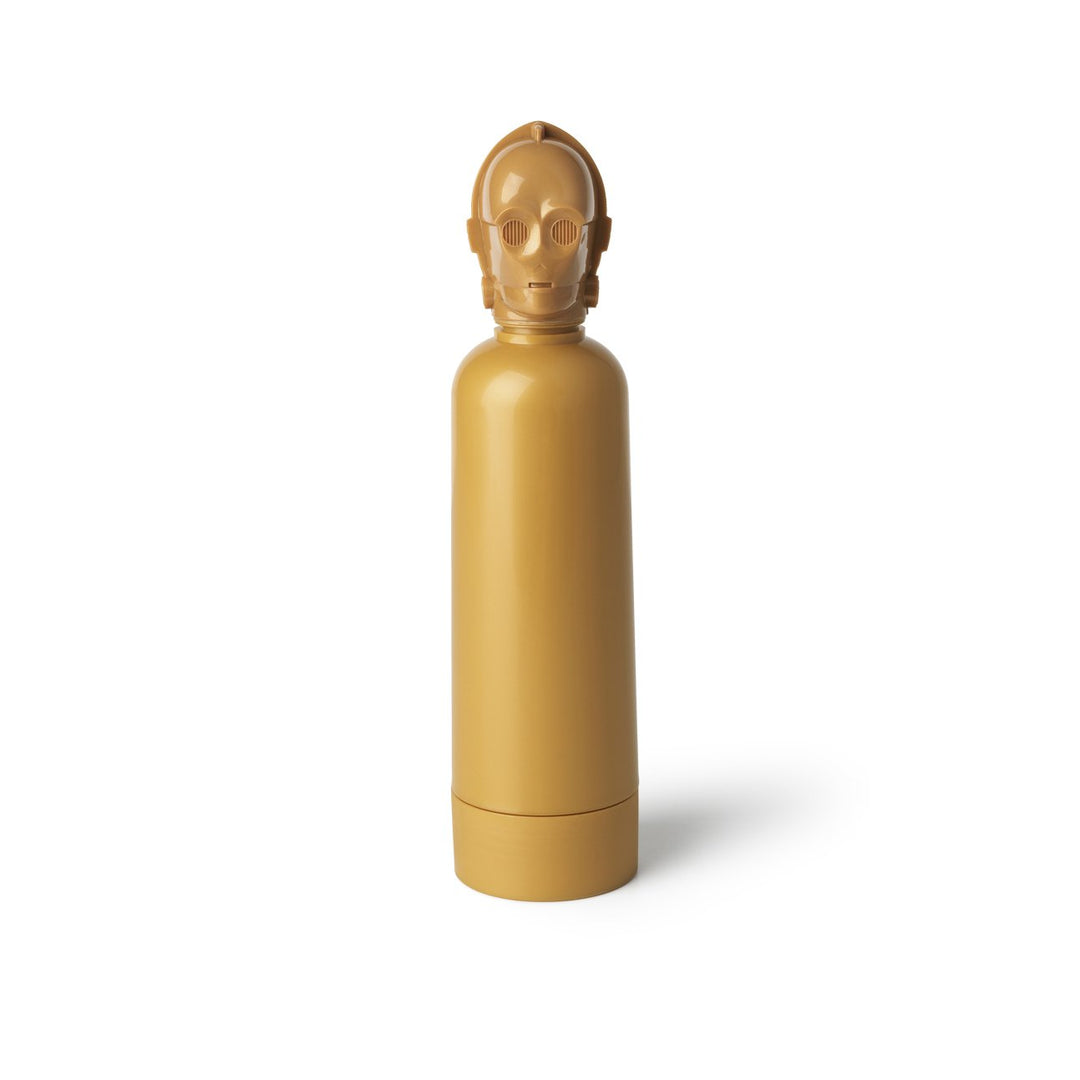 Room Copenhagen RCS30300003 Trinkflasche C-3PO Star Wars 0,5 L, Polypropylen, Gold, 20 x 20 x 10 cm