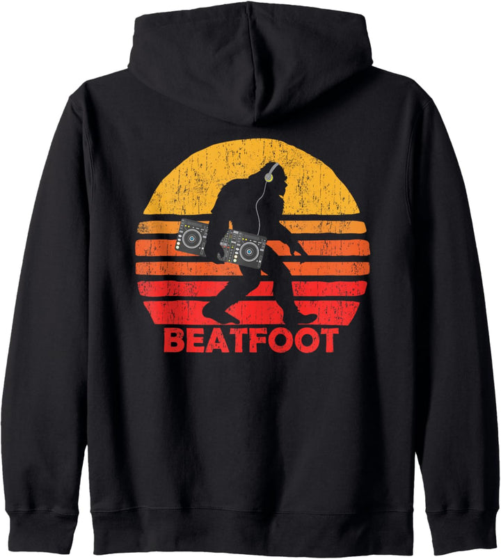 Bigfoot DJ Beatfoot - Lustige DJ-Grafik Kapuzenjacke