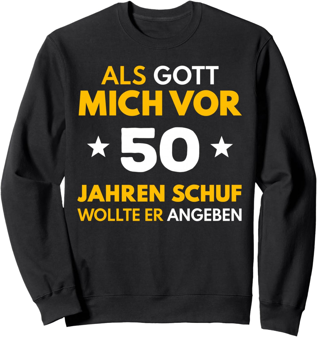 50. Geburtstag Mann Frau 50 Jahre 1974 Deko Lustig Geschenk Sweatshirt