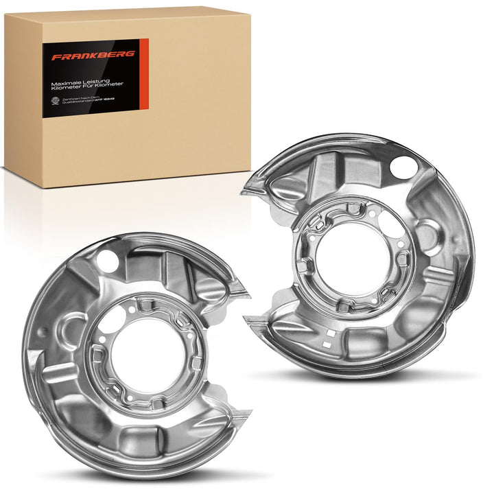 Frankberg 2x Ankerblech Bremsscheibe Hinten Kompatibel mit C-Klasse W203 S203 CLC-Klasse CL203 CLK C
