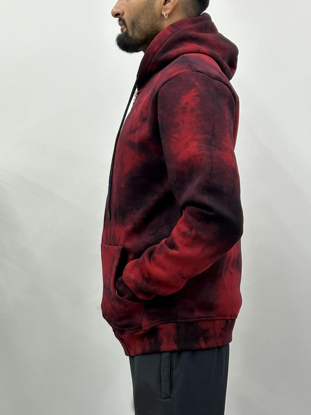 Raff & Taff Herren Zipper Hoodies Kapuzenjacke Sweatjacke Übergangsjacke Jacke Basic Schlicht bis 8X