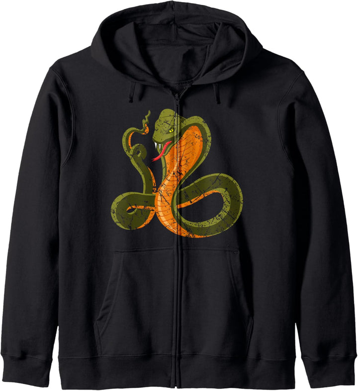 King Cobra Grösste Giftschlange Der Welt Geschenk Königskobra Kapuzenjacke