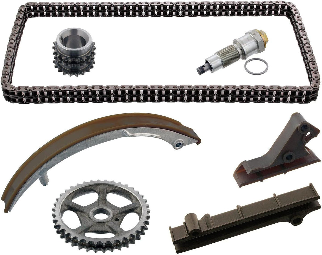 febi bilstein 36592 Steuerkettensatz für Nockenwelle, mit Gleitschienen und Kettenspanner , 1 Stück