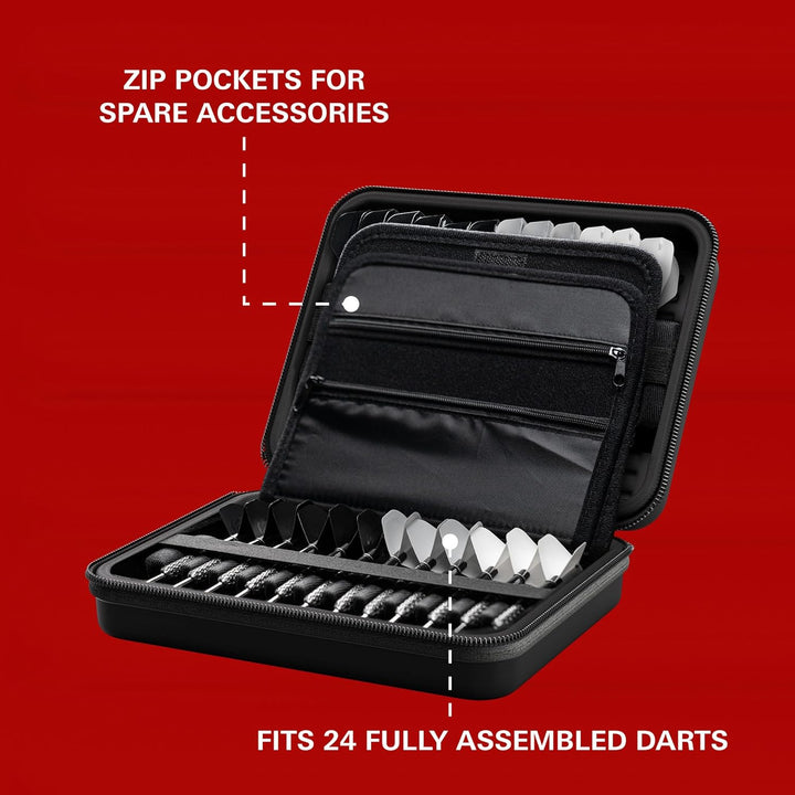 Target Darts Takoma Dart Tasche XXL Heim Dart Wallet - Mehrfarbig Rot Single, Rot Single