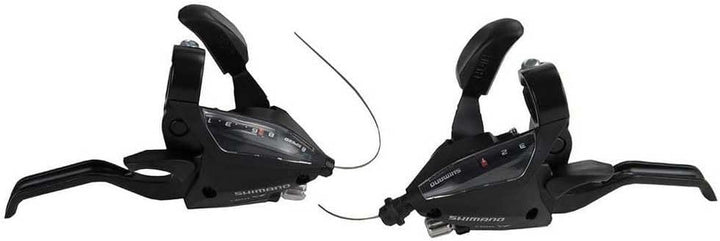 Shimano Unisex – Erwachsene ST-EF500 Schalt-/Bremshebel, Schwarz, Einheitsgrösse