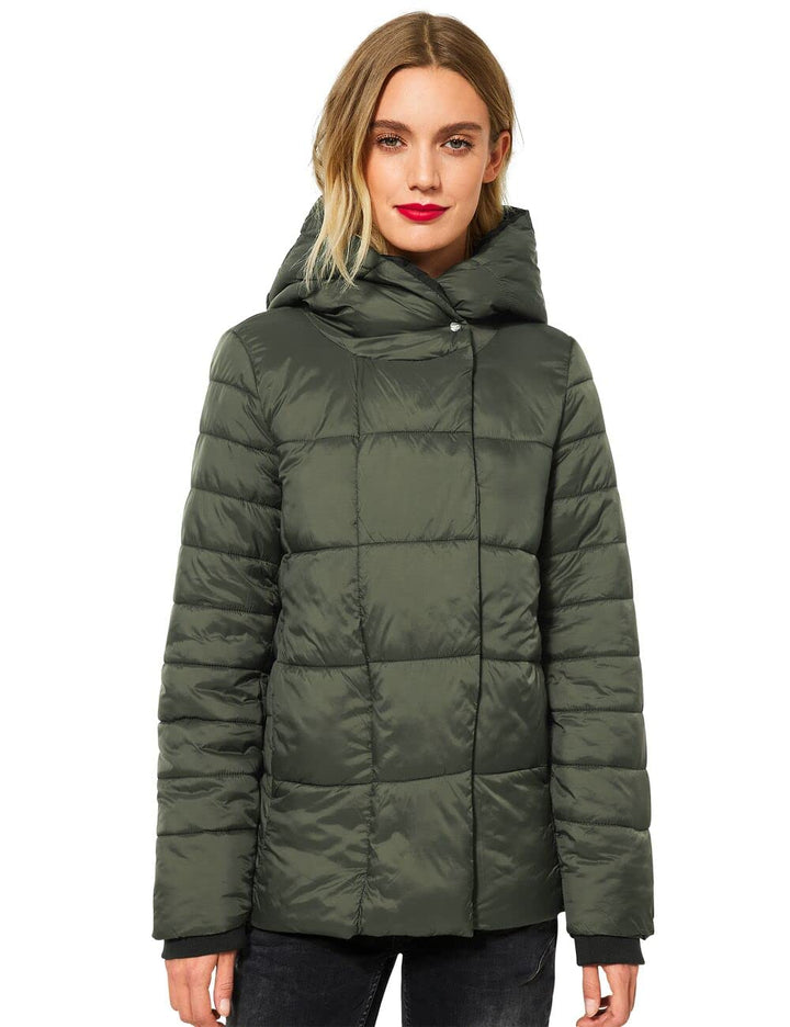 STREET ONE Damen Winterjacke 36 Homey Green, 36 Homey Green