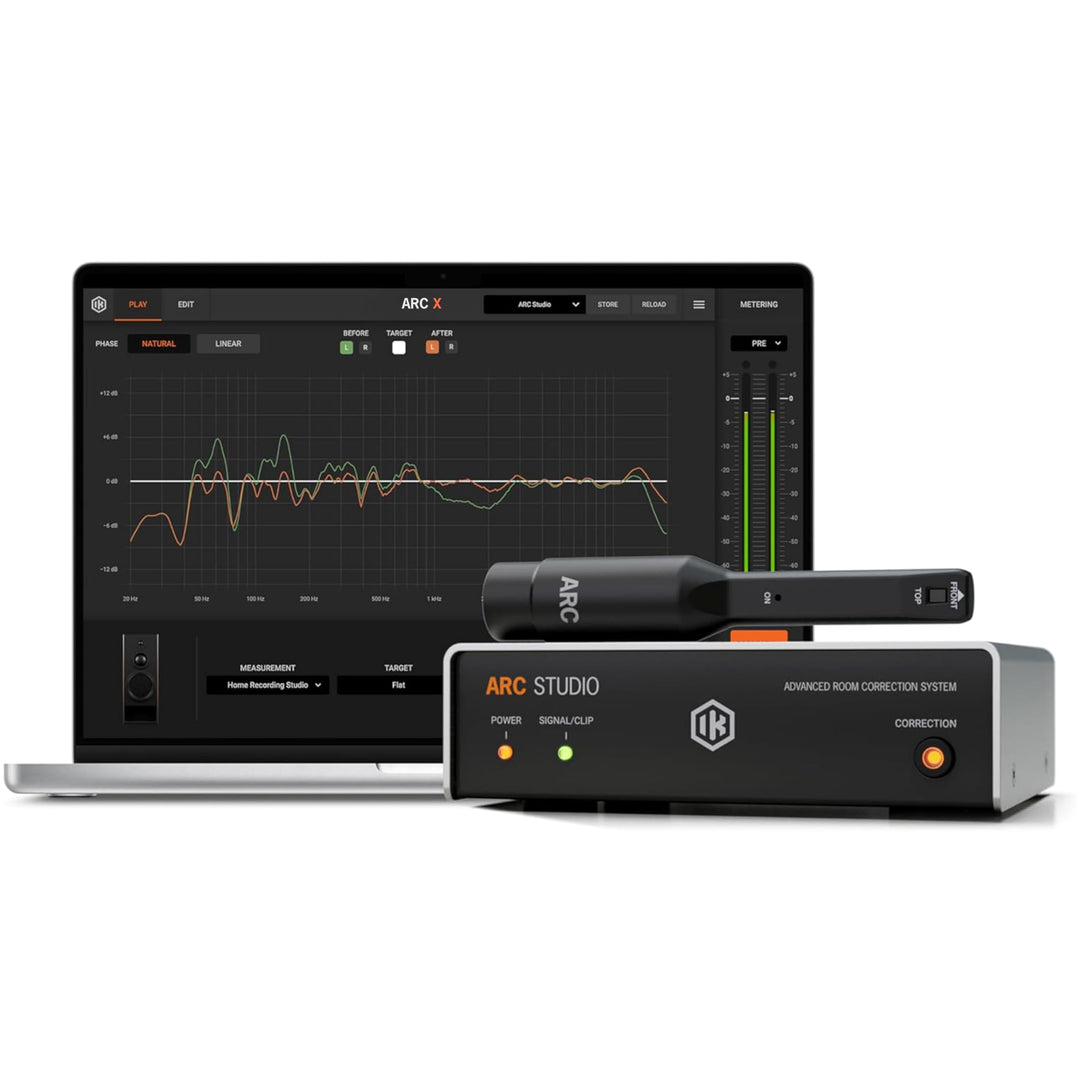 IK Multimedia ARC Studio. Standalone advanced room correction system. Includes hardware processor un