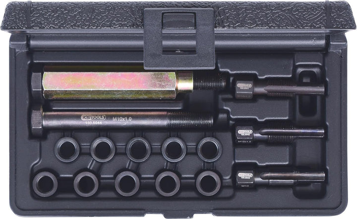 KS Tools 150.5040 THREADfix Reparatur-Satz M10x1 Glühkerzen,15-tlg.