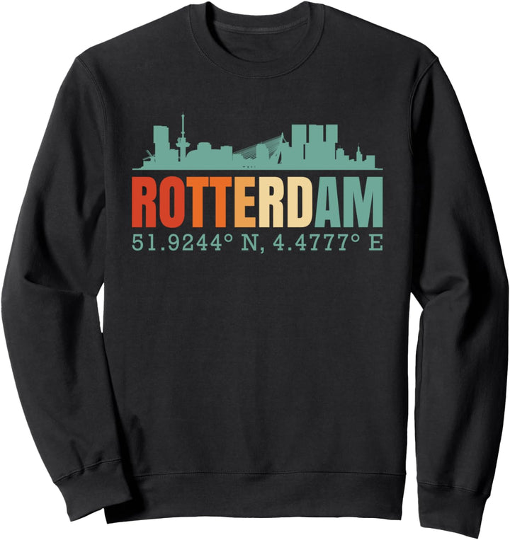 Rotterdam Niederland Skyline Sweatshirt